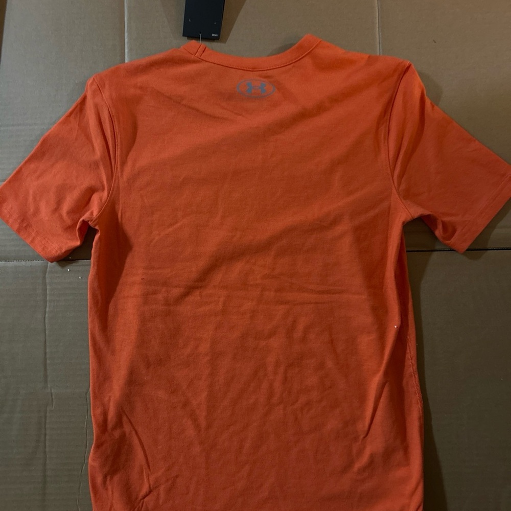 Under Armour Men's Orange T-Shirt - Picture 2 of 3